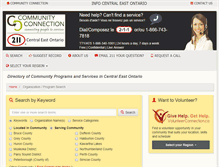 Tablet Screenshot of centraleastontario.cioc.ca