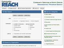 Tablet Screenshot of communityreach.cioc.ca